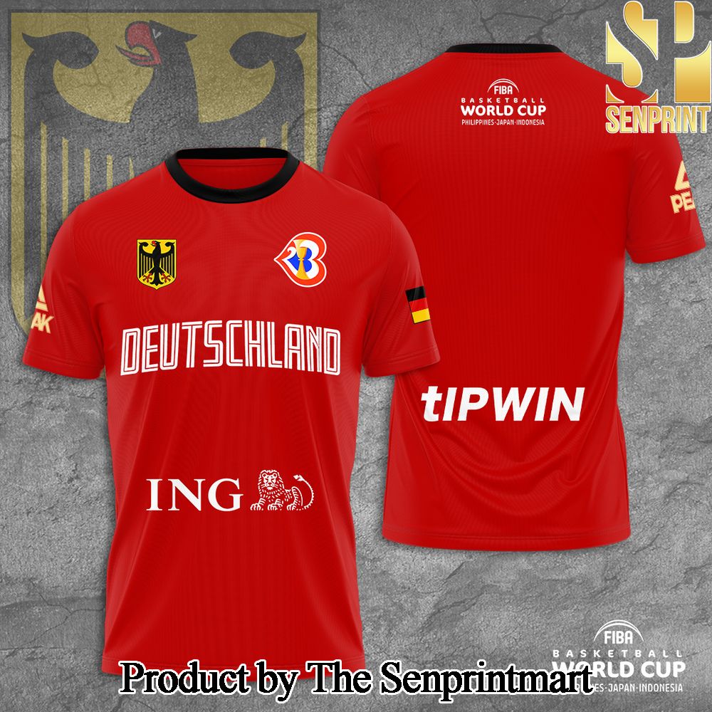 Germany Men’s National Basketball Team 3D Full Printed Shirt – SEN6994