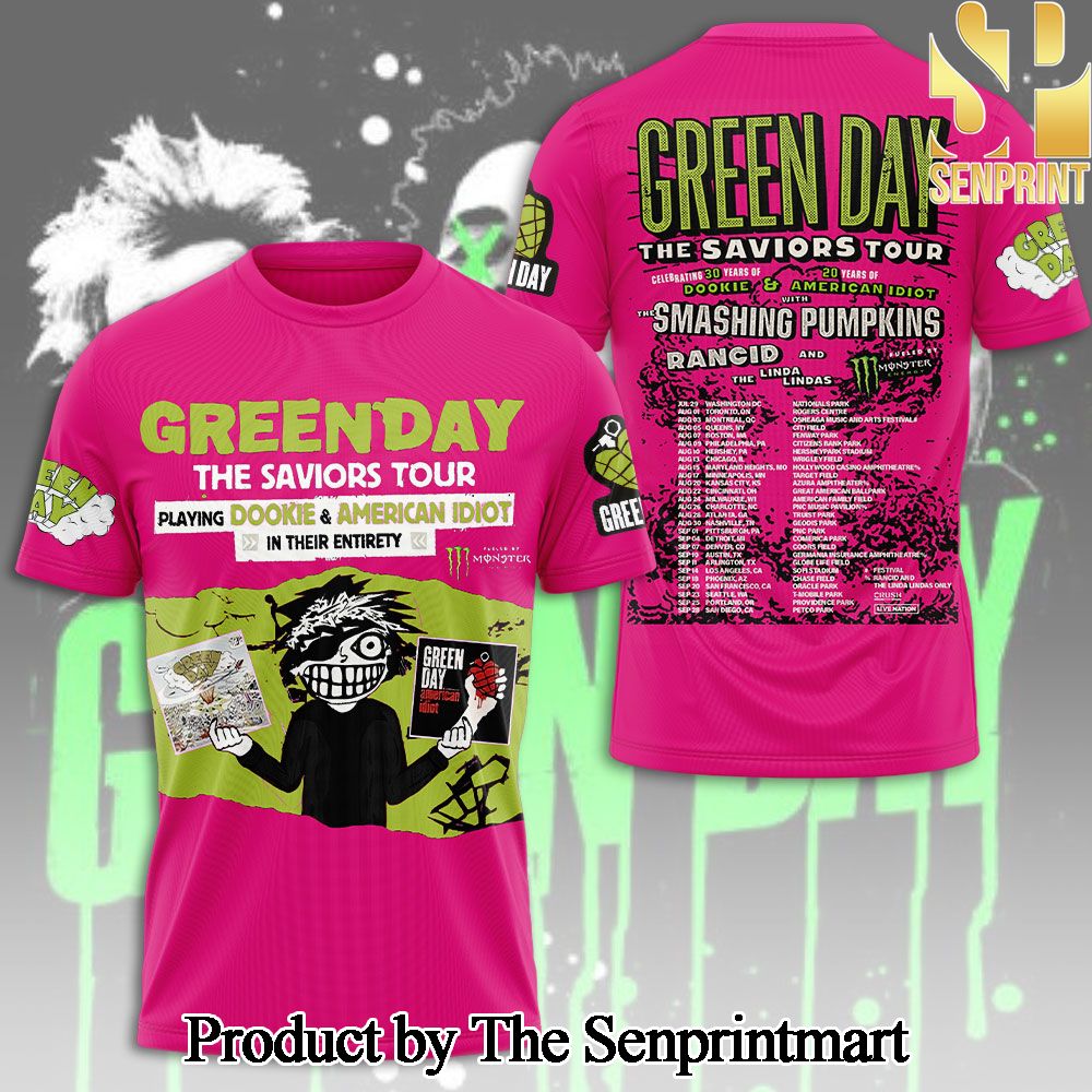 Green Day 3D Full Printed Shirt – SEN2021