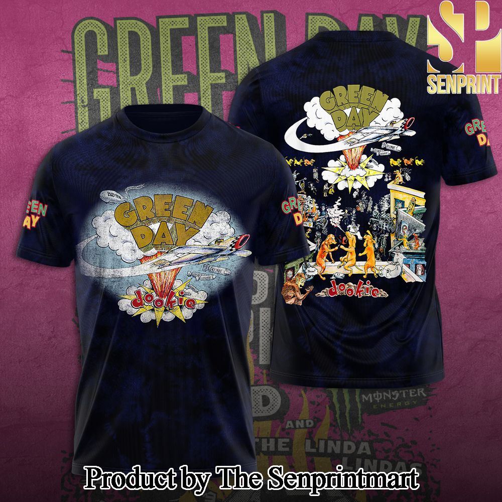 Green Day 3D Full Printed Shirt – SEN5394