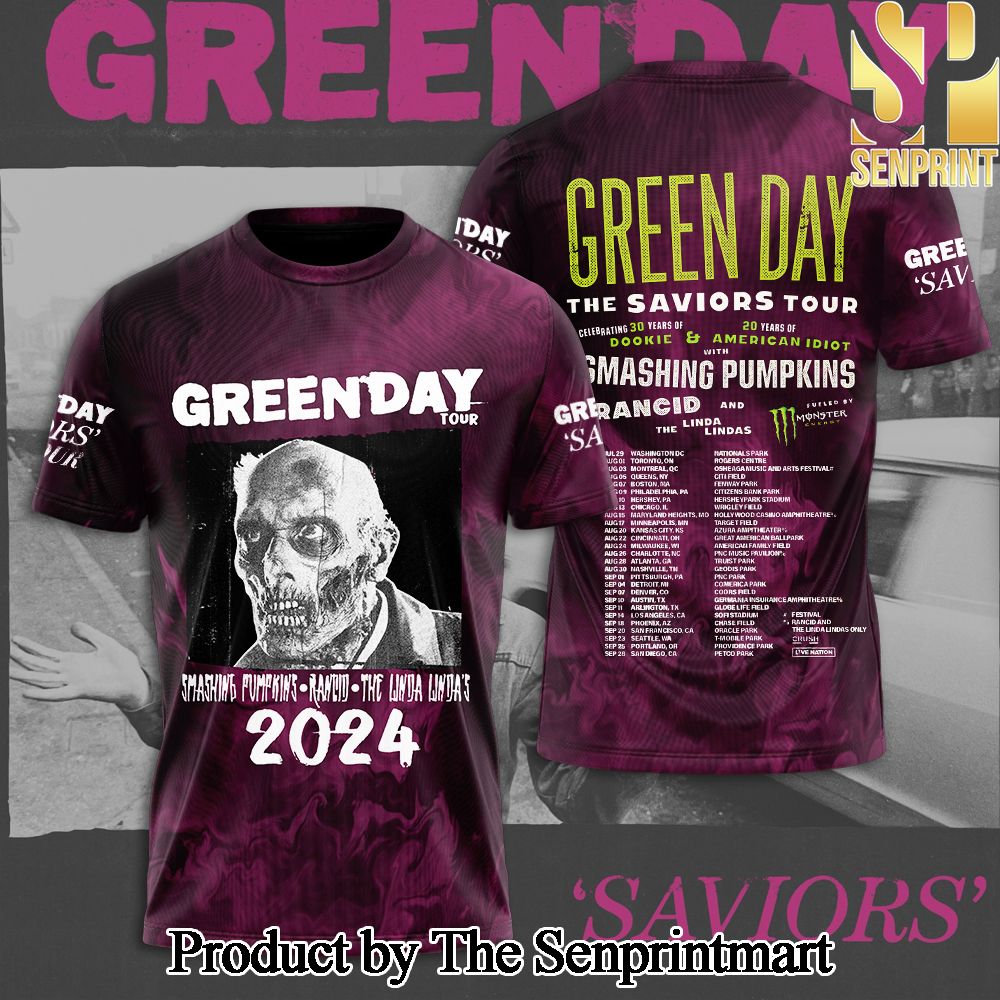 Green Day 3D Full Printed Shirt – SEN5396