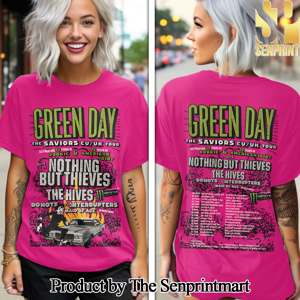Green Day 3D Full Printed Shirt – SEN5403