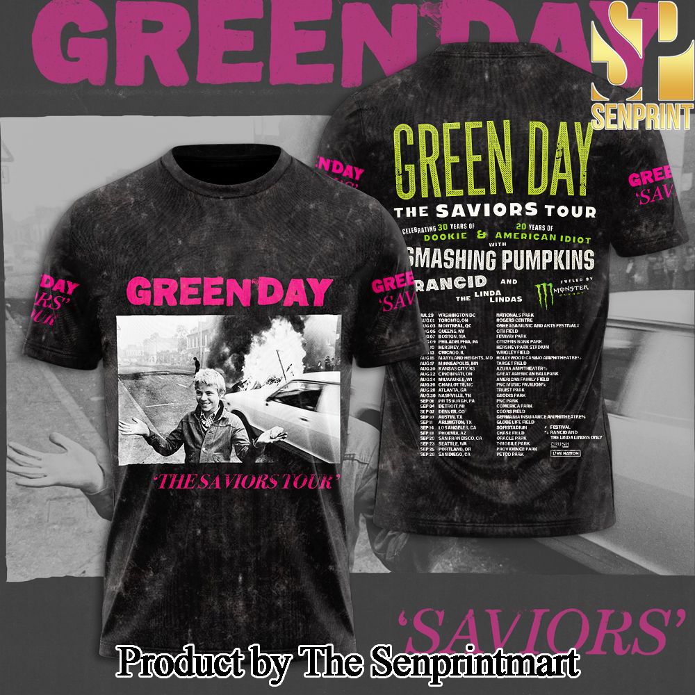 Green Day 3D Full Printed Shirt – SEN5404