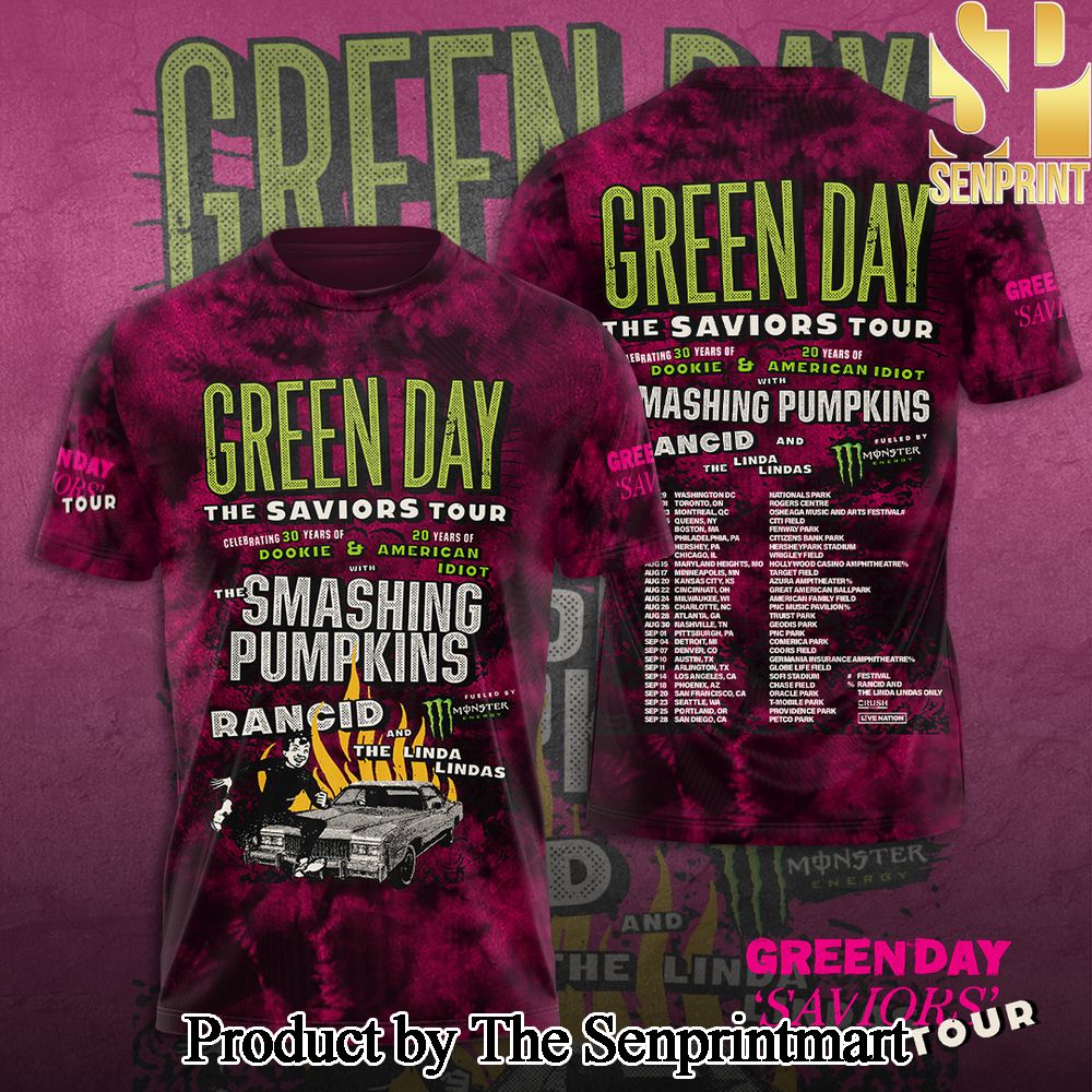 Green Day 3D Full Printed Shirt – SEN5407