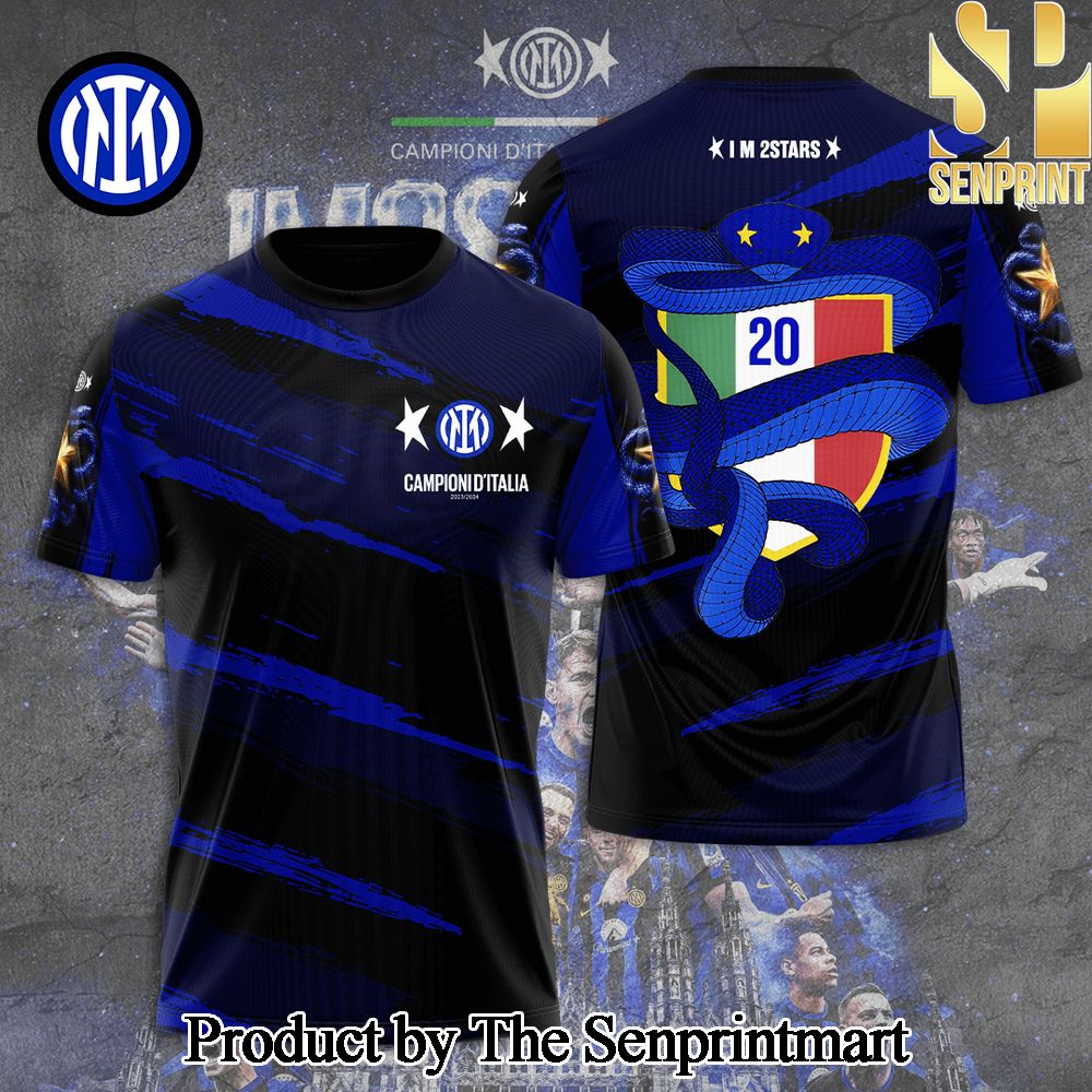 Inter Milan FC 3D Full Printed Shirt – SEN3125