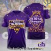 LSU Tigers Baseball 3D Full Printed Shirt – SEN6222