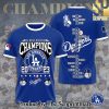 Major League Baseball Los Angeles Dodgers 3D Full Printed Shirt – SEN6856