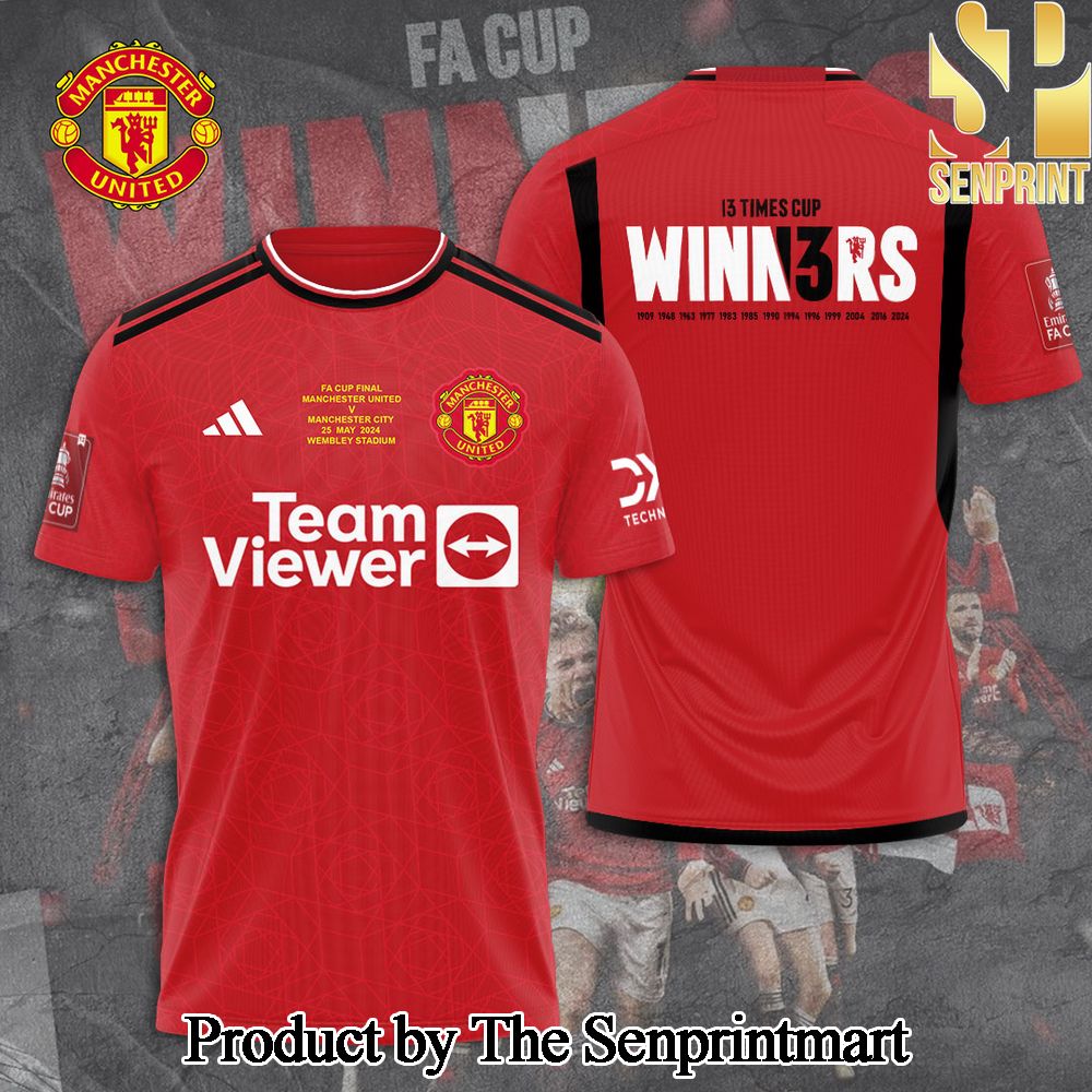 Manchester United 3D Full Printed Shirt - SEN2487 Manchester United 3D Full Printed Shirt - SEN2487