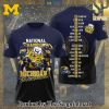 Michigan Wolverines Football 3D Full Printed Shirt – SEN4544