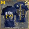 Michigan Wolverines Football 3D Full Printed Shirt – SEN4627