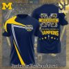 Michigan Wolverines Football 3D Full Printed Shirt – SEN4642