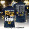 Michigan Wolverines Football 3D Full Printed Shirt – SEN4651