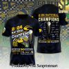 Michigan Wolverines Football 3D Full Printed Shirt – SEN4698