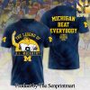 Michigan Wolverines Football 3D Full Printed Shirt – SEN4700