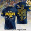 Michigan Wolverines Football 3D Full Printed Shirt – SEN4740