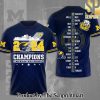 Michigan Wolverines Football 3D Full Printed Shirt – SEN4773