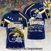 Michigan Wolverines Football 3D Full Printed Shirt – SEN4783