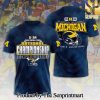 Michigan Wolverines Football 3D Full Printed Shirt – SEN4797