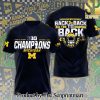 Michigan Wolverines Football 3D Full Printed Shirt – SEN4803