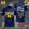 Michigan Wolverines Football 3D Full Printed Shirt – SEN4852