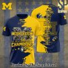 Michigan Wolverines Football 3D Full Printed Shirt – SEN4947