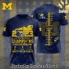 Michigan Wolverines Football 3D Full Printed Shirt – SEN4946