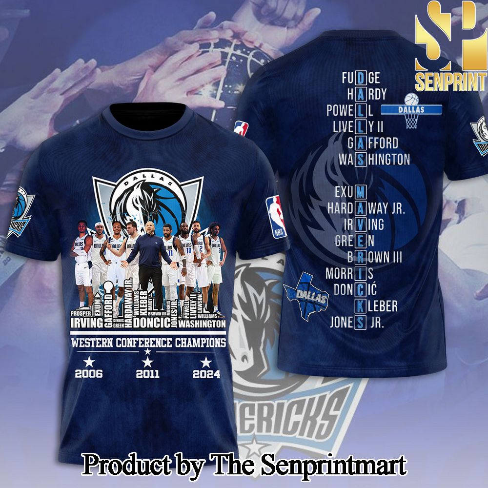 National Basketball Association Dallas Mavericks 3D Full Printed Shirt – SEN2329