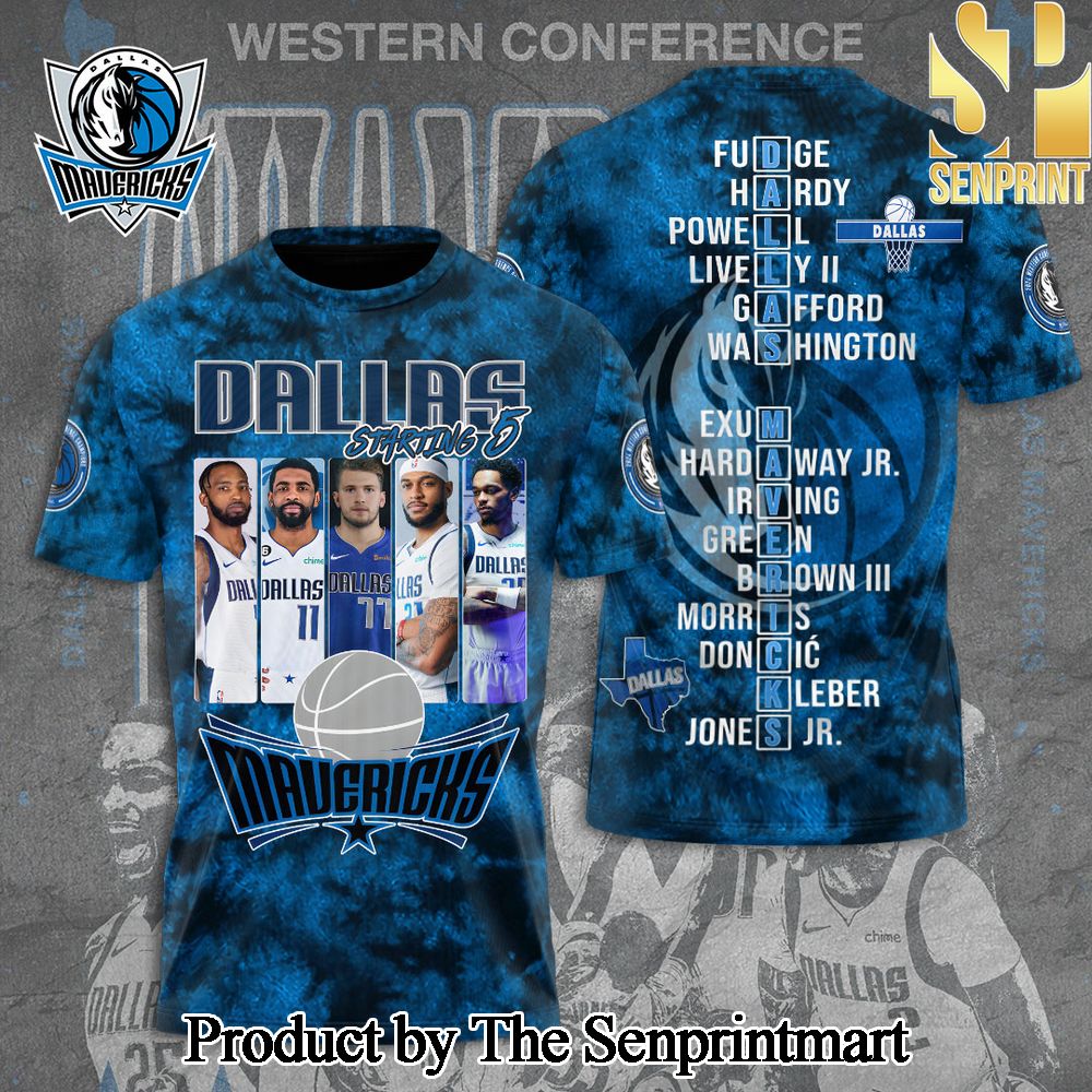 National Basketball Association Dallas Mavericks 3D Full Printed Shirt – SEN2333