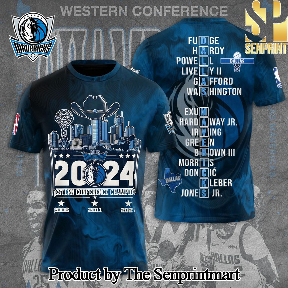 National Basketball Association Dallas Mavericks 3D Full Printed Shirt – SEN2334