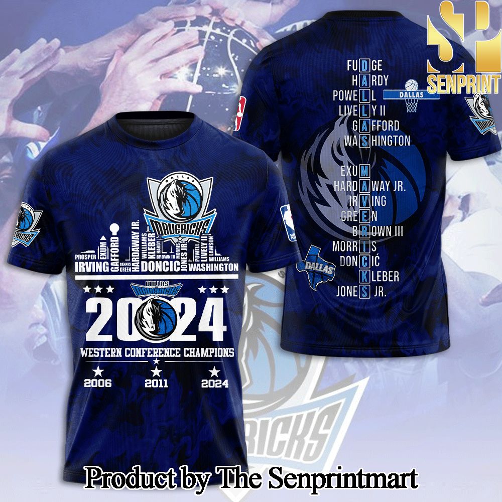 National Basketball Association Dallas Mavericks 3D Full Printed Shirt – SEN2335