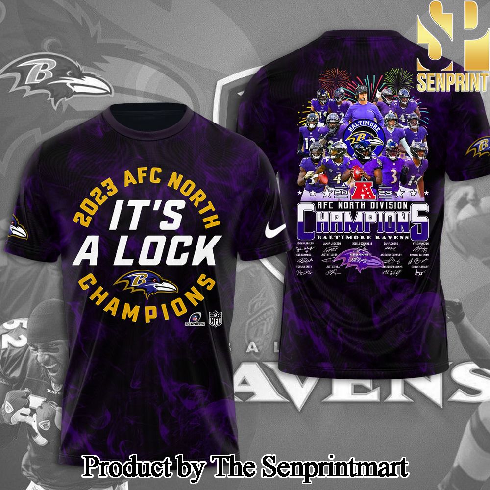 National Football League Baltimore Ravens 3D Full Printed Shirt – SEN4814