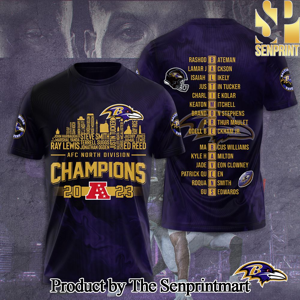 National Football League Baltimore Ravens 3D Full Printed Shirt – SEN4916