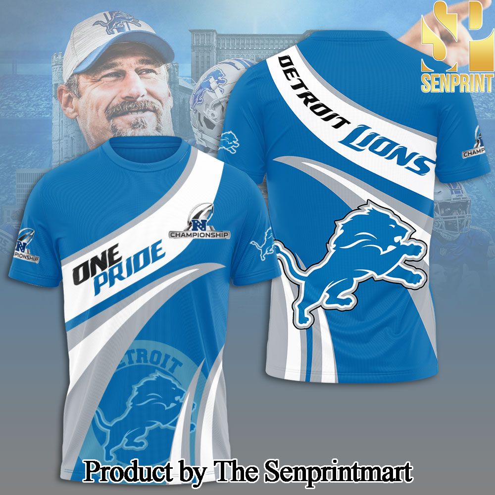 National Football League Detroit Lions 3D Full Printed Shirt – SEN4534