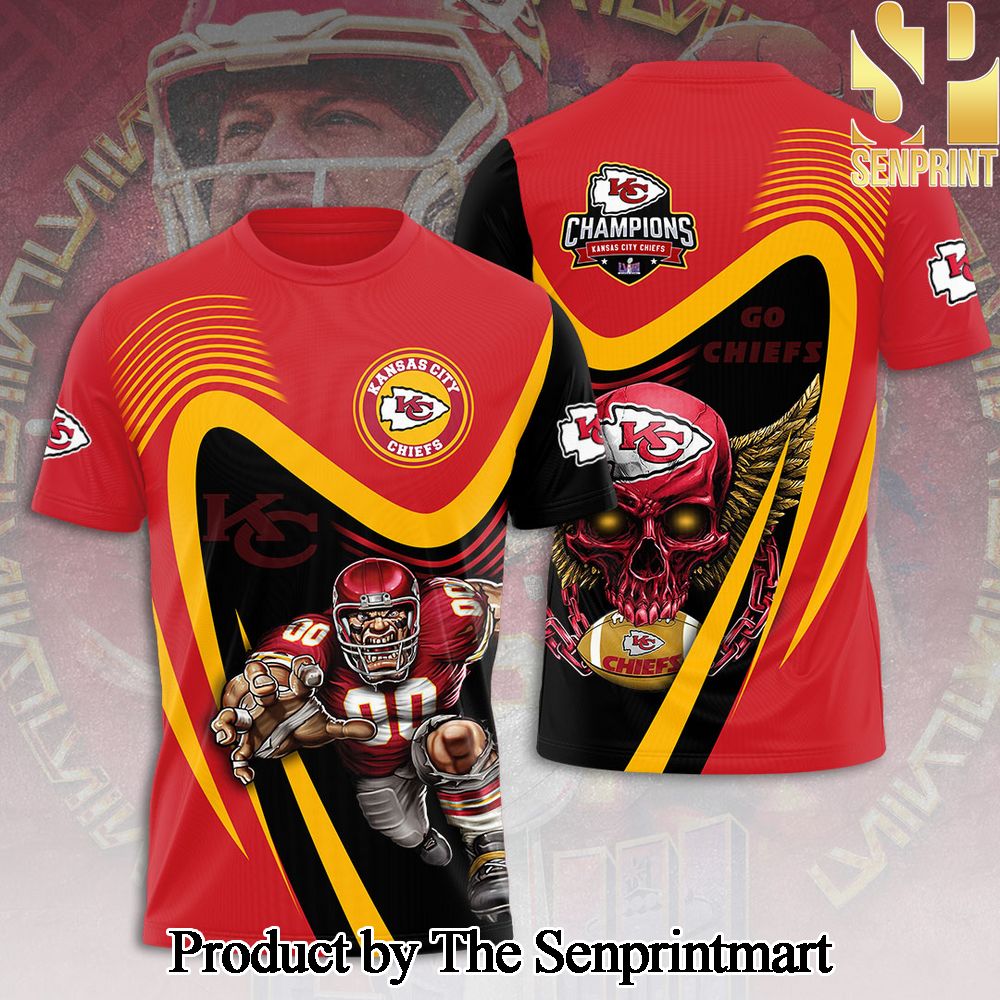 National Football League Kansas City Chiefs 3D Full Printed Shirt – SEN3950