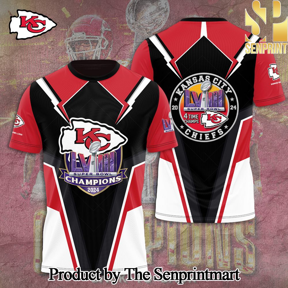 National Football League Kansas City Chiefs 3D Full Printed Shirt – SEN3999