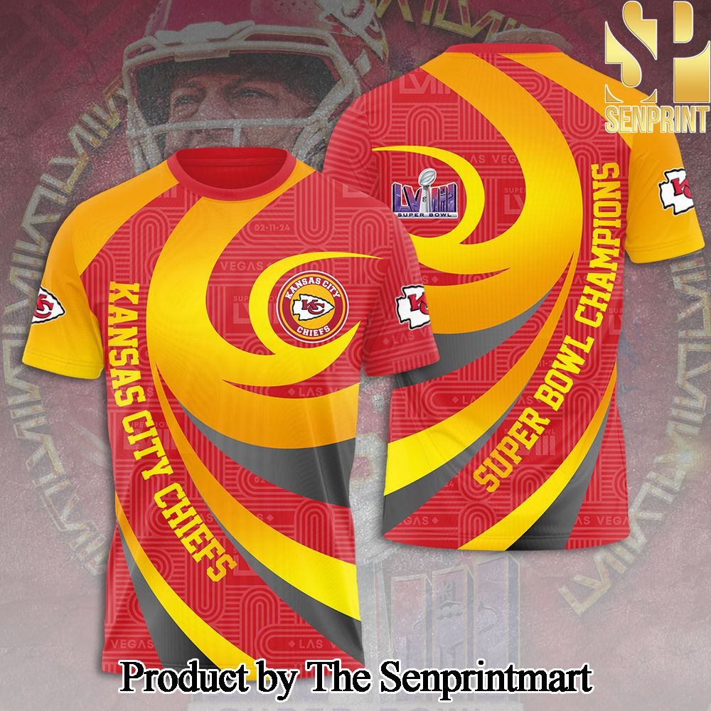 National Football League Kansas City Chiefs 3D Full Printed Shirt – SEN4219