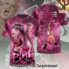 P!nk 3D Full Printed Shirt – SEN4141