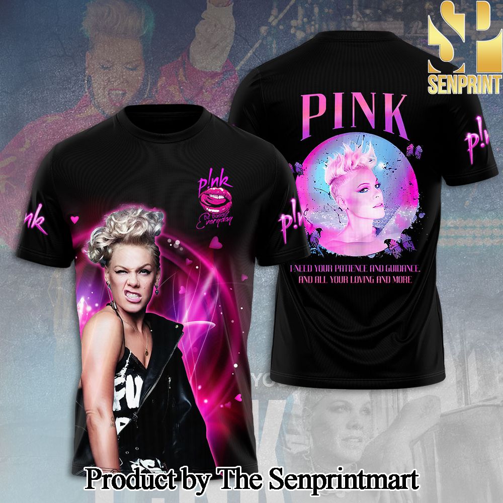 P!nk 3D Full Printed Shirt – SEN6442