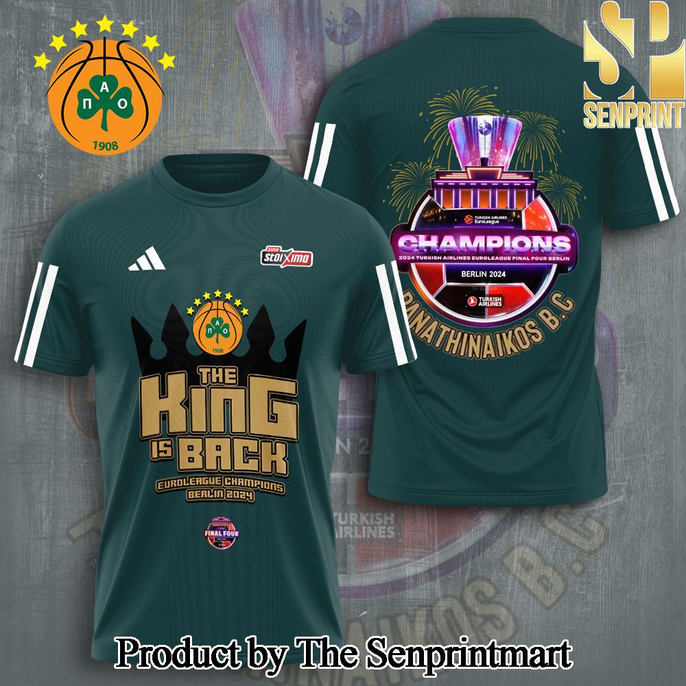 Panathinaikos BC 3D Full Printed Shirt – SEN2307