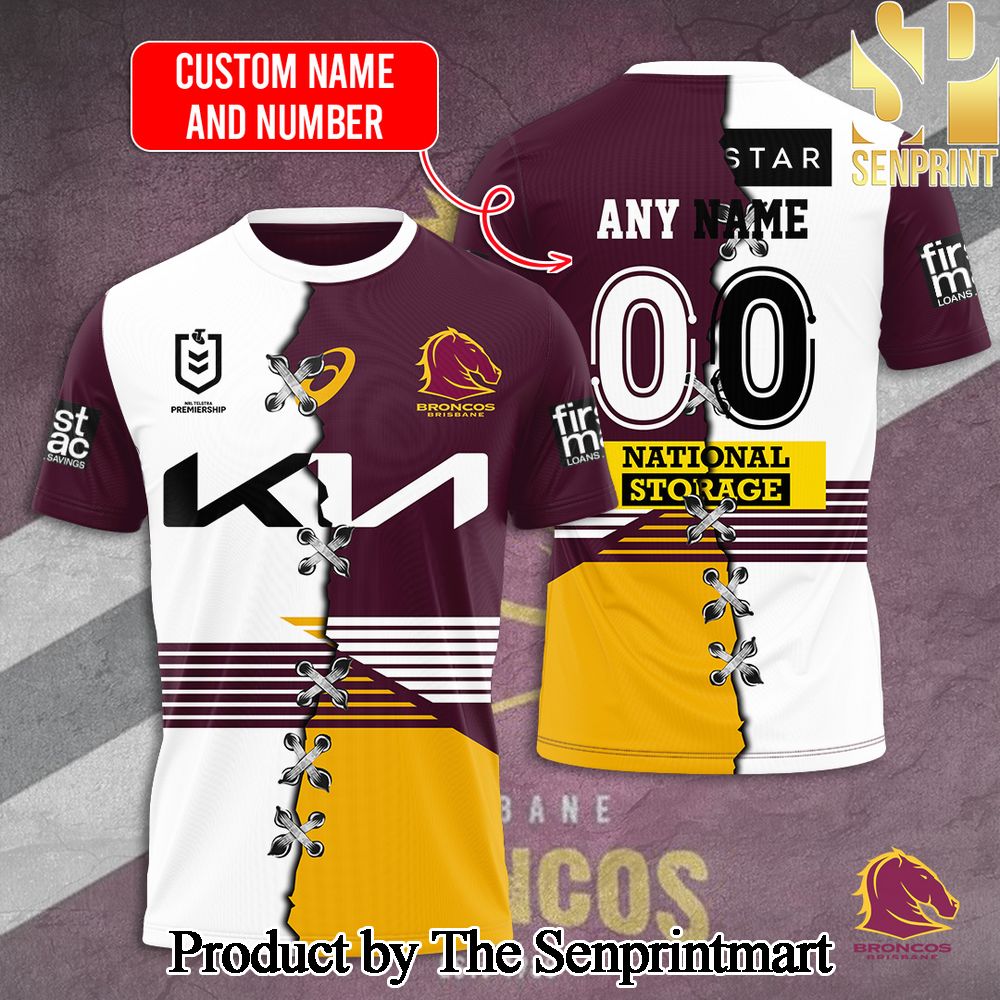 Personalized Brisbane Broncos 3D Full Printed Shirt – SEN4132