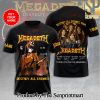 Personalized Rock Band Megadeth 3D Full Printed Shirt – SEN2953