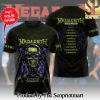 Personalized Rock Band Megadeth 3D Full Printed Shirt – SEN3061