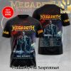 Personalized Rock Band Megadeth 3D Full Printed Shirt – SEN3110