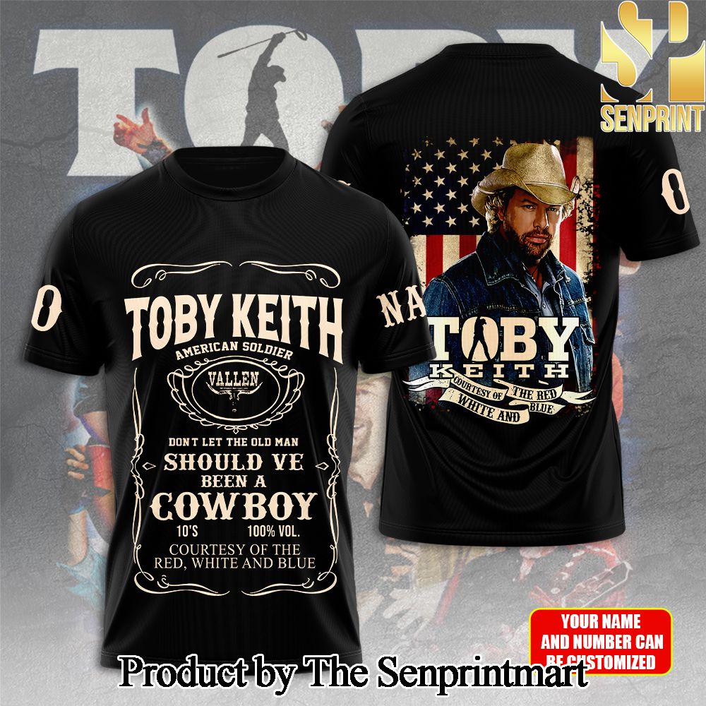 Personalized Toby Keith 3D Full Printed Shirt – SEN3522