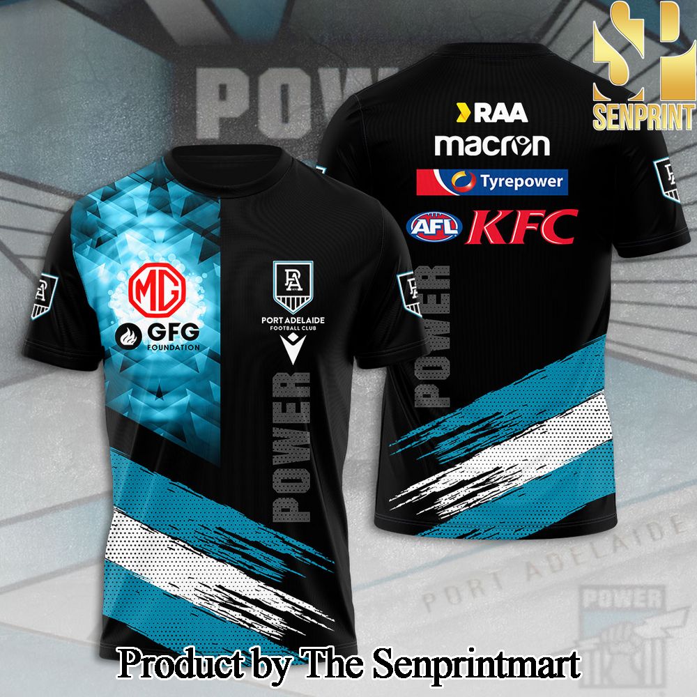 Port Adelaide 3D Full Printed Shirt – SEN5496