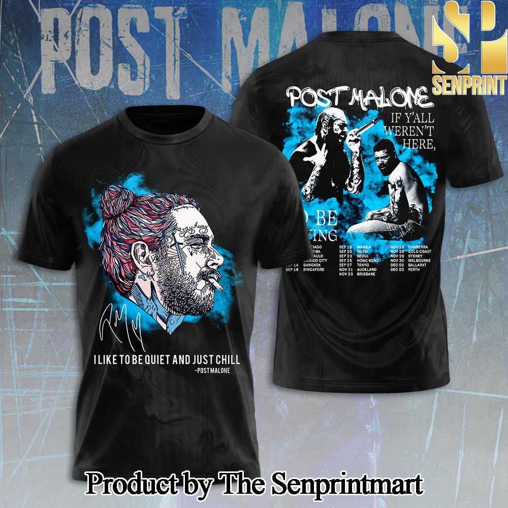 Post Malone 3D Full Printed Shirt – SEN5256