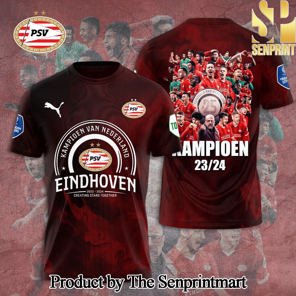 PSV Eindhoven 3D Full Printed Shirt – SEN2831