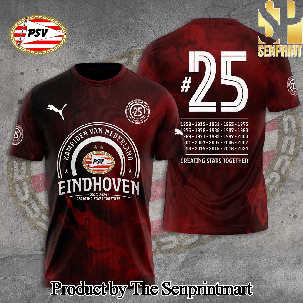 PSV Eindhoven 3D Full Printed Shirt – SEN2835