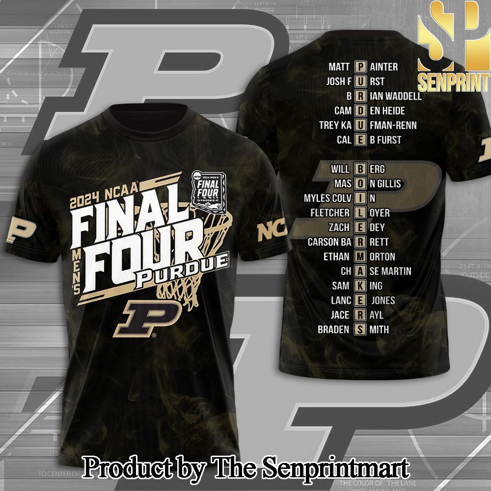 Purdue Boilermakers Men’s Basketball 3D Full Printed Shirt – SEN3651