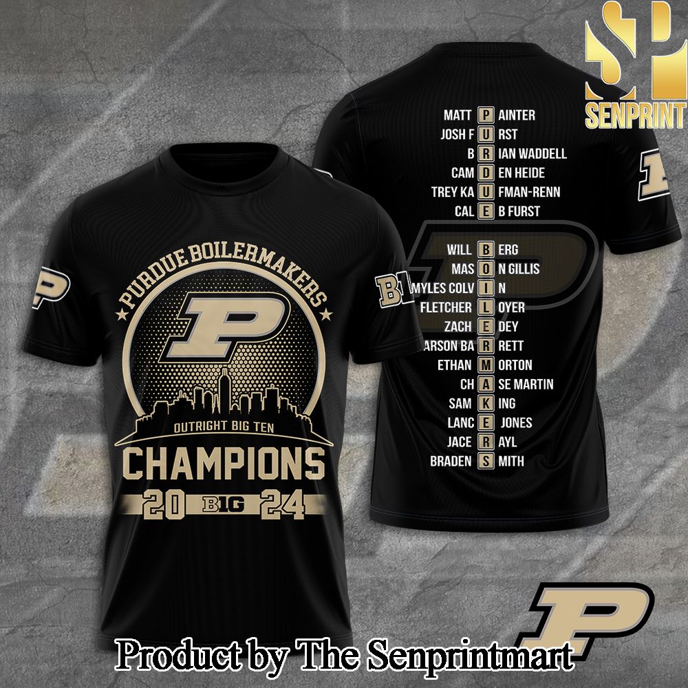 Purdue Boilermakers Men’s Basketball 3D Full Printed Shirt – SEN3987