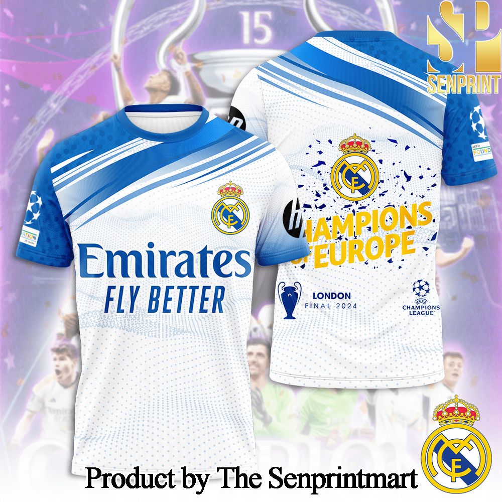 Real Madrid CF 3D Full Printed Shirt – SEN2176